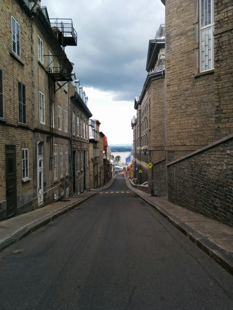 Side stree in Quebec Old City