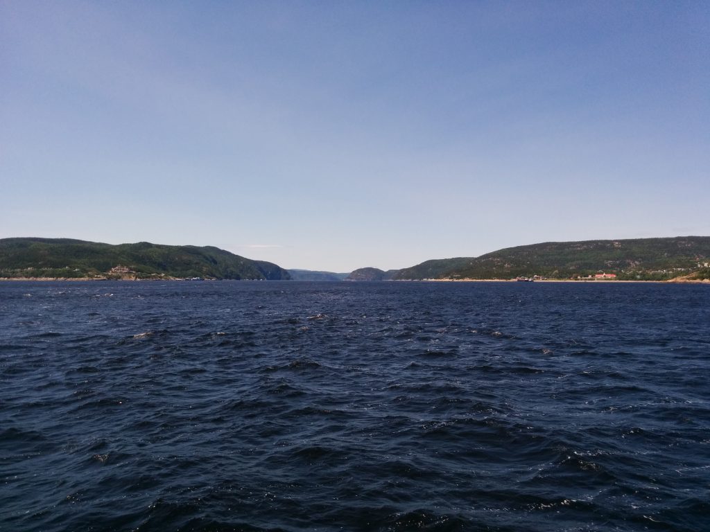 Arriving Tadoussac