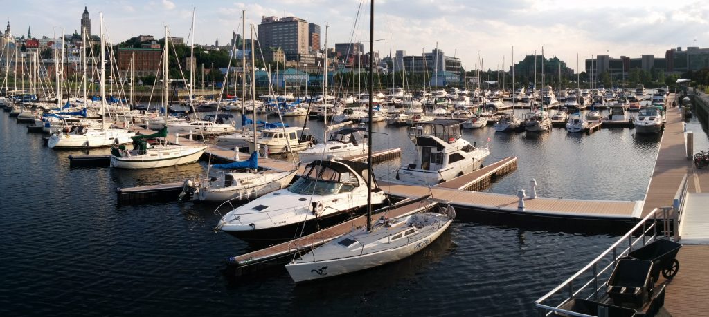 marina looking west 