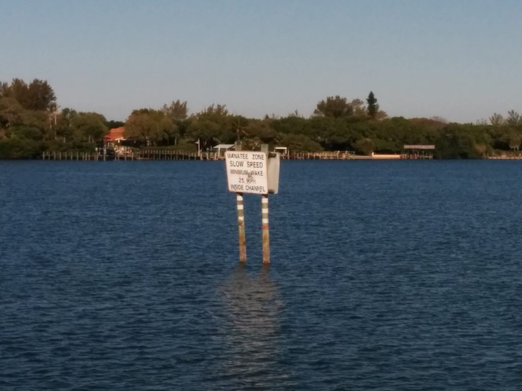 ICW Manatee Sign