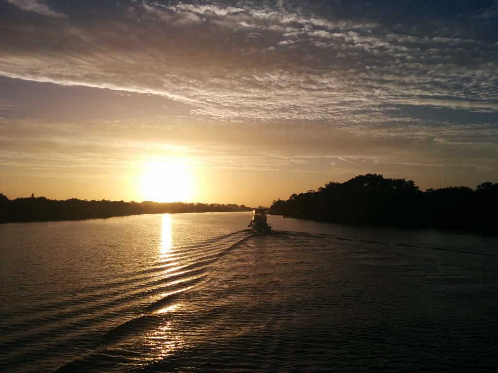 Leaving Franklin Lock